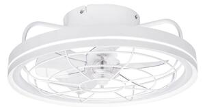 Aigostar - LED Stmívatelný stropní ventilátor LED/40W/230V 2700-6500K + DO bílá