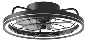 Aigostar - LED Stmívatelný stropní ventilátor LED/40W/230V 2700-6500K + DO černá