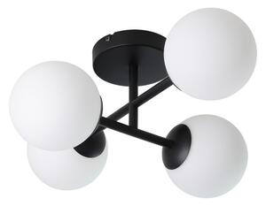 Eglo 902094 - LED Koup. přisazený lustr CASTROVIDO 4xG9/4,2W/230V IP44 černá