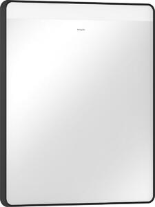 Hansgrohe Xarita Lite Q - Zrcadlo s horizontálním LED osvětlením 700x600 mm s nástěnným vypínačem, bílá matná 54957700