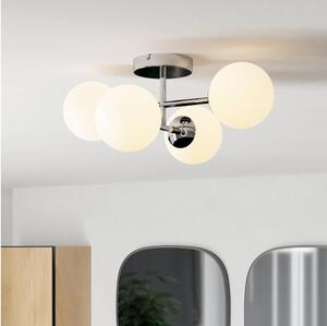 Eglo 902098 - LED Koup. přisazený lustr CASTROVIDO 4xG9/4,2W/230V IP44 chrom