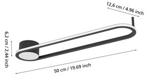 Eglo 902151-LED Stropní svítidlo COLLECORVINO LED/24W/230V 2700/4000/6500K černá