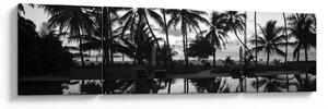 Obraz tropického ostrova (170x50 cm)