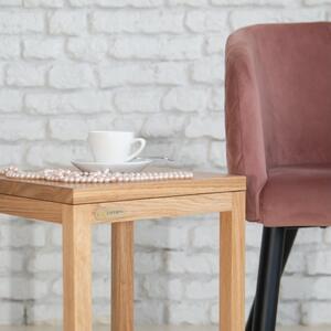 Lafurni Odkládací stolek Thomson I Vyberte velikost: 24 x 24, výška 40 cm, Vyberte odstín dřeva: Ořech americký