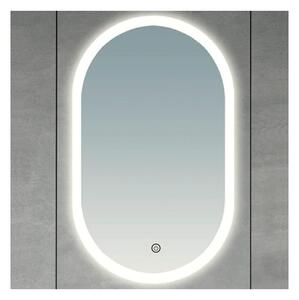 Brilagi - LED Koupel. zrcadlo LECCO LED/25W/230V 50x80 cm IP44 CRI 90 stm. + CCT