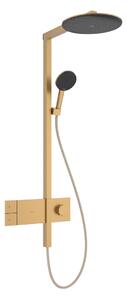 Hansgrohe Raindance Alive S - Showerpipe 300 1jet EcoSmart, s termostatem ShowerSelect Comfort, kartáčovaný bronz 24583140