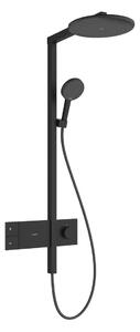Hansgrohe Raindance Alive S - Showerpipe 300 1jet EcoSmart, s termostatem ShowerSelect Comfort, černá matná 24583670