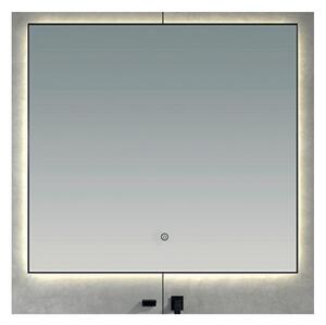 Brilagi -LED Koupel. zrcadlo SUELLO LED/24W/230V 60x60 cm IP44 CRI 90 stm. + CCT