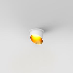 Maytoni Designové vestavné svítidlo LIPARI, 12W, v. 7 cm, 1xGU10 Barva: Bílá/zlatá