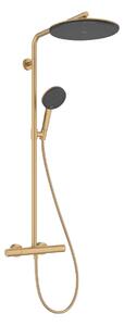 Hansgrohe Raindance Alive S Puro - Showerpipe 300 1jet EcoSmart, s termostatem Ecostat Element, kartáčovaný bronz 24593140