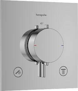 Hansgrohe Ecostat Comfort E - Termostat pod omítku pro 2 spotřebiče, chrom 33711000
