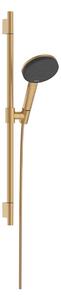 Hansgrohe Raindance Alive Select S - Sprchová souprava 125, 3 jet, Ecosmart, se sprchovou tyčí Unica S Puro 65 cm, kartáčovaný bronz 24602140