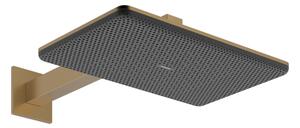 Hansgrohe Raindance Alive Q - Hlavová sprcha 210/340 2jet, EcoSmart, se sprchovým ramenem, kartáčovaný bronz 24551140