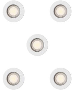Philips - SADA 5x Podhledové svítidlo PERIDOT 1xGU10/7W/230V bílá