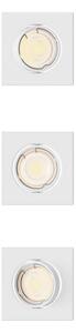 Philips - SADA 3x Podhledové svítidlo PERIDOT 1xGU10/7W/230V bílá