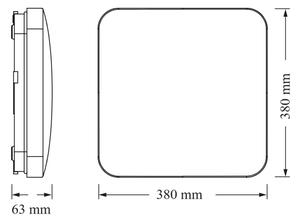 Osram - LED Stropní svítidlo CEILING SQUARE LED/36W/230V 4000K 38x38 cm bílá