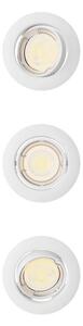Philips - SADA 3x Podhledové svítidlo PERIDOT 1xGU10/7W/230V bílá