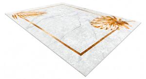Kusový koberec Miro 51518.806 Leaves grey/gold 80x150 cm