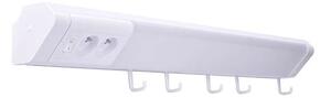 LED kuchyňské svítidlo se zásuvkami WO213, 51 cm, bílá