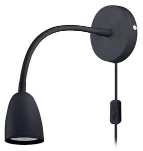 LED nástěnná lampička WO54-B, černá