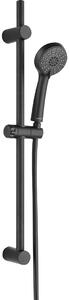 Kuchinox Cento, sprchový sloup 70 cm s ruční sprchovou hlavicí, černá matná, LAV-NKC_71A1