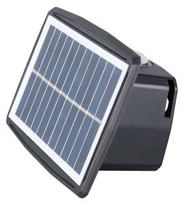 LED solární nástěnné světlo WL917, černá