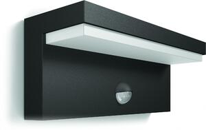 Bustan UltraEfficient venkovní nástěnné svítidlo se senzorem LED 3,8Wlm 4000K IP44, antracitové
