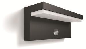 Bustan UltraEfficient venkovní nástěnné svítidlo se senzorem LED 3,8Wlm 2700K IP44, antracitové