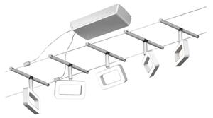 Paulmann 94481 - SADA 5xLED/4,8W Kompletní lankový systém 230V