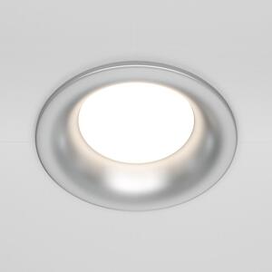 Maytoni Designové vestavné svítidlo SLIM, 10W, ⌀ 8,5 cm, 1xGU10 Barva: Stříbrná
