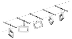 Paulmann 94481 - SADA 5xLED/4,8W Kompletní lankový systém 230V