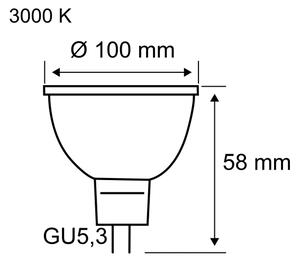 LED Rreflektorová žárovka GU5,3/4,9W/12V 3000K - Paulmann 28802