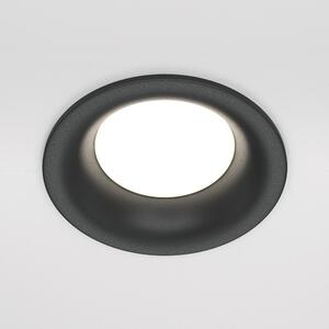 Maytoni Designové vestavné svítidlo SLIM, 10W, ⌀ 8,5 cm, 1xGU10 Barva: Černá