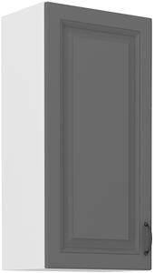STL 45 cm skříňka horní jednodveřová STILO II (výška 90 cm) Barevné provedení STILO: Bílá / Grafit
