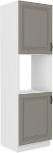 STL 60 cm skříňka vysoká 2D na vestavnou troubu STILO II Barevné provedení STILO: Bílá / Bílá