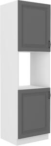 STL 60 cm skříňka vysoká 2D na vestavnou troubu STILO II Barevné provedení STILO: Bílá / Grafit