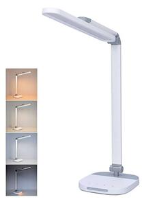 LED stolní lampička WO65 s nočním světýlkem, bílá