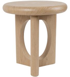 Somcasa Dubový odkládací stolek Arnaud ø 50 cm