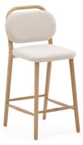 Béžová barová židle (výška sedáku 66 cm) Helda – Kave Home
