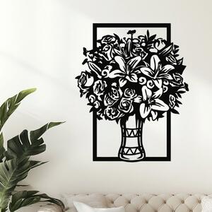 Dřevo života | Dřevěné květiny Radosti | Rozměry (cm): 33x40 | Zvolte barvu dekoru: Černá