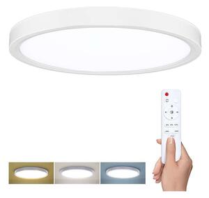 LED stropní světlo s dálkovým ovládáním Estela nastavitelné - průměr 30 cm, bílá