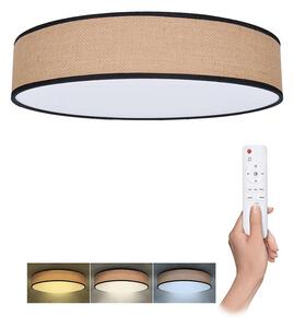 LED stropní světlo s dálkovým ovládáním Brownie nastavitelné - průměr 50 cm, hnědá