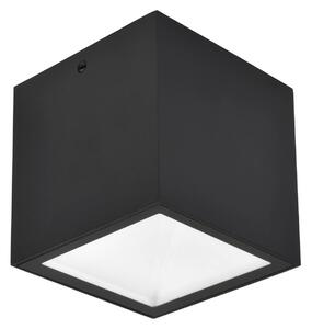 LUTEC Venkovní stropní svítidlo GEMINI, černé, 9 x cm, IP65, Černá, Hliník, Moderní