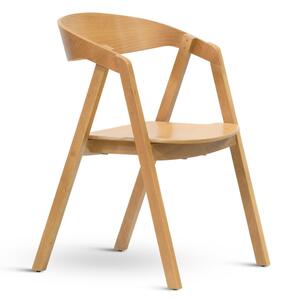 Křesílko GURU odstín dub– moderní design s bukovou kostrou, odstín dub