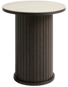 Unique Furniture Béžový keramický odkládací stolek Enna 50 cm