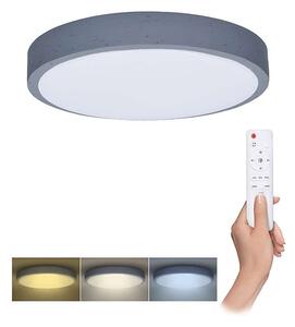 LED stropní světlo s dálkovým ovládáním Grey nastavitelné - průměr 38 cm, šedá