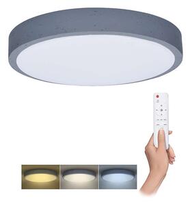LED stropní světlo s dálkovým ovládáním Grey nastavitelné - průměr 49 cm, šedá