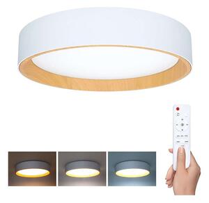 LED stropní světlo s dálkovým ovládáním Larios nastavitelné - průměr 39 cm, bílá