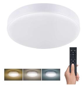 LED stropní světlo s dálkovým ovládáním Lecce nastavitelné, 3000 lm - průměr 40 cm, bílá