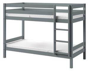 Patrová postel - OLAF, 2x 90x190 cm, šedá